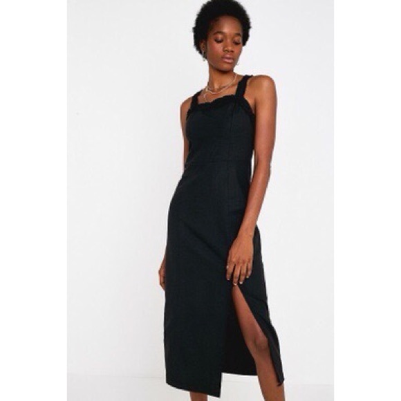 Price lowered !! Urban Outfitters Black midi dress | NWOT - Picture 1 of 10